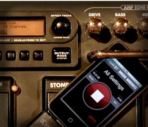 MIDI Memo recorder de Line 6 permet d'utiliser son iPhone comme bloc note (de musique) ou comme périphérique de stockage de dumps matériel