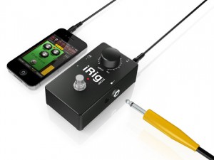 Le iRig Stomp intègre votre iPhone ou iPad a votre pédalboard