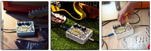 La Push Me Pull Me propose trois modes d'overdrive : Vintage, Wild, Modern.